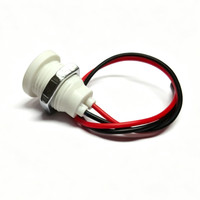 USB-C Anschluss 2-Pin Typ-C Buchse Wasserdichter Anschluss Weiblicher Ladeanschluss 3A USB-C Ladestecker für Lampe