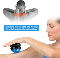 Balle de massage, rouleau de massage manuel, outils de massage manuel pour la thérapie et la relaxation du corps entier, pour les muscles endoloris, les épaules, le corps