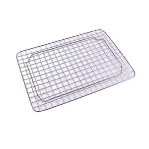 Grille de barbecue multifonctionnelle pour cuisine extérieure, barbecue, camping, grille en maille antiadhésive, résistante à la corrosion et à la chaleur - Product Image 3