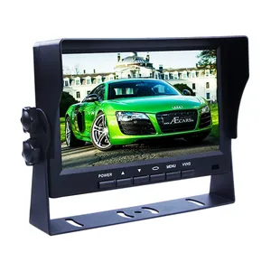 New 7インチIPS 2分割画面1080P AHD Car Monitor DrivingレコーダーDVR、またはAHD Front/ Rearviewカメラオプション