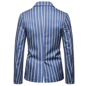 Blazer da uomo autunno moda quotidiano monopetto <span class=keywords><strong>stile</strong></span> Casual Blazer Casual <span class=keywords><strong>stile</strong></span> sciolto <span class=keywords><strong>abbigliamento</strong></span> <span class=keywords><strong>maschile</strong></span> - Product Image 3