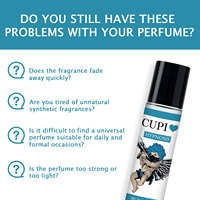 Parfum Roll-On Phéromone Hypnose Cupidon 10ml pour Hommes, Marque Privée en Gros, Longue Durée, Fragrance Agrumes, Florale et Musquée