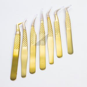 แหนบต่อขนตาแบบคงทนปลายแหลมทนทานเคลือบทองทำโลโก้ได้ตามต้องการจากญี่ปุ่น - Product Image 4