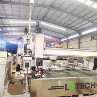 Máquina CNC de 5 Ejes para Corte de Piedra, con Motor Servo y Bomba, para Encimeras de Cocina, Cuarzo y Mármol