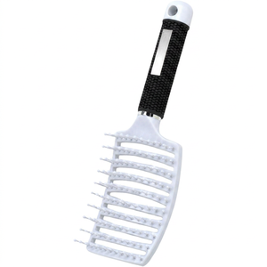 Wholesale Custom Plastic Nylon Massage Hairbrush Curved Vent Hair <b>Brush</b> Portable Wet and Dry Detanling Hair <b>Brush</b> - Product Image 1