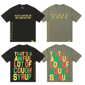 That's A Awful Lot Of Cough Syrup T-<b>Shirt</b> Men's Streetwear 100% Cotton <b>Y2K</b> Fashion Top Quality Tees - Product Image 2