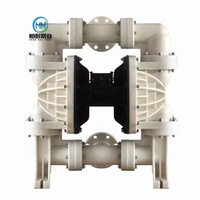 Pompe pneumatique à double diaphragme étanche à l'acide pneumatique pour le transfert chimique de chimie pour le traitement des eaux usées