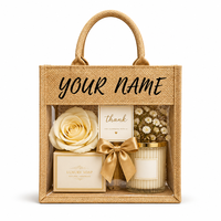Bolsa de Yute Personalizada con Logotipo, Embalaje para Bolsos con Ventanas, Regalos para Festivales, Souvenirs, Bolsa de Compras al por Mayor, Bolsa de Arpillera Natural
