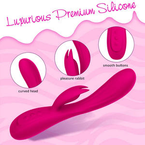 Sốc kép AV mô phỏng Vibrator cho người lớn người phụ nữ mạnh mẽ g-spot kích thích thủ dâm quan hệ tình dục đồ chơi rung massager - Product Image 3