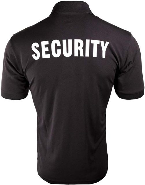 Reflective Logo Performance Polo Shirt Cotton Classic Fit Security Guard Polo Shirts Sport T-Shirt Custom Casual Polos