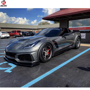 ZR1 Style pare-chocs avant de voiture Kit de carrosserie ABS pour <span class=keywords><strong>CORVETTE</strong></span> <span class=keywords><strong>C7</strong></span> 2014-2019 - Product Image 4