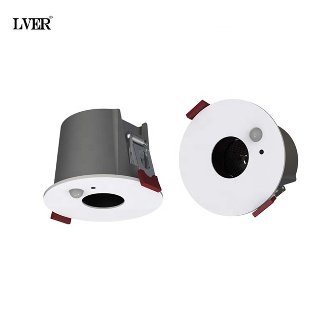 LED Spotlight, Circular Intelligent Sensor, Smart Home Lighting, Aluminum Commercial Light-emitting Diode Ceiling Downlight