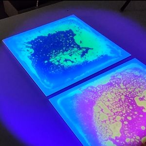 1PC Équipement d'entraînement sensoriel Jouets anti-stress Tapis sensoriel liquide UV Jouets sensoriels pour enfants ayant des besoins spéciaux Autisme - Product Image 2