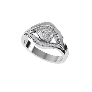 Luxury Lab Grown Pear Cut <b>Diamond</b> <b>Ring</b> 925 Silver 9kt, 14kt, 18kt Gold <b>Diamond</b> <b>Rings</b> for Women's Engagement <b>Ring</b> - Product Image 3
