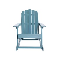 Fauteuil à bascule grenouille de style américain pour l'extérieur, chaise longue de jardin en HDPE, chaise de plage imperméable et résistante à l'humidité