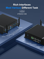 Mini PC industriel sans ventilateur Intel Core I5-10210U DDR4 64 Go Max SSD Emplacement SIM 2*LAN 6xCOM GPIO 8xUSB HD DP Type-C Win10/11 Linux