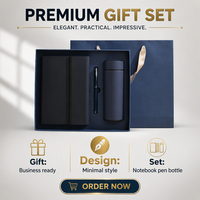 Ensemble cadeau de carnet de notes A5 avec stylo, recharges, gobelet à eau, usage professionnel et personnel, cadeau d'entreprise parfait