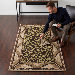 Handmade Hand Tufted Wool/Silk Modern Anti-Slip Beautiful Multicolored Rug Customizable Size Soft for Living Room Office Hotel - Product Image 1