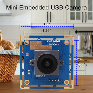 Elp tốc độ cao 100fps 60fps USB máy ảnh mô-đun HD 1080P OV2710 CMOS Mini UVC webcam với 2.1mm ống kính góc rộng ELP-USBFHD01M-L21 - Product Image 4