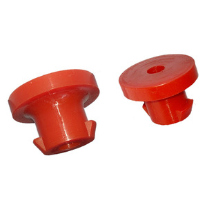 TPU Buffer <b>Block</b> Red Round Automotive Bumper Parts Custom Made <b>Plastic</b> Component - Product Image 1