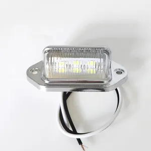 Led License Number Plate Light 12v 6 Led For Rv Truck Trailer Led Tail Light License Plate Lights Lamp Car Accessories