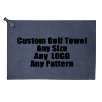 Serviette de golf magnétique en microfibre jacquard personnalisée Gahumi Advanced Technology, haute qualité, logo imprimé, antimicrobienne, séchage rapide