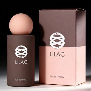 <span class=keywords><strong>Set</strong></span> di Flaconi <span class=keywords><strong>per</strong></span> Profumo Cilindrici Opachi da 50ML, Colore Rosa e Marrone, Tappo Sferico, Logo Personalizzato del Marchio - Product Image 2