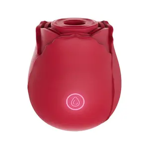 Rose vibrador para mulheres por atacado logotipo personalizado estimulador clitoralis chupando brinquedos adultos rosa chupando vibrador