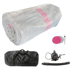 Matelas gonflable pliable <span class=keywords><strong>de</strong></span> haute qualité pour l'entraînement <span class=keywords><strong>de</strong></span> <span class=keywords><strong>gymnastique</strong></span>, <span class=keywords><strong>rose</strong></span> - Product Image 4