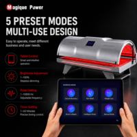 Cama de Terapia de Luz LED Infrarroja Magique Power de Cobertura Corporal Completa con Luz Roja para Uso Comercial y Bienestar, Cama de Fototerapia con Luz Roja