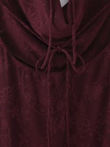 MYST & ZA femmes 2025 été nouvelle mode Sexy dos nu nœud décoré Jacquard licou cou robe 5067195 - Product Image 4