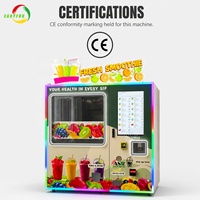 Distributeur automatique de smoothies Easyfun avec logo personnalisé, OEM ODM, blender à fruits en libre-service pour les propriétaires de marques et les chaînes de vente au détail