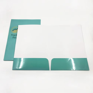 Carpeta de Archivos de Papel con 2 Bolsillos, Material de Papel A4 A5, Impresión de Logotipo Personalizado, para Documentos de Oficina y Presentaciones Empresariales - Product Image 2