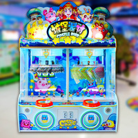 Banana Land 2025 Nouvelle Vente Chaude Machine de Jeu à Monnayeur Thème Château, Construction Métal-Plastique, Version Anglaise, Jeu à Clé à Enfiler avec Prix