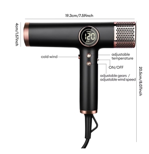 Secador de Pelo Iónico de Alta Velocidad de 1800W, Plegable, para Uso Doméstico, Hotelero y en Salones de Belleza - Product Image 6