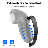 7-en-1 casque de réalité virtuelle ensemble d'étuis de protection en Silicone accessoires de jeu de Communication sans fil 5 masques jetables pour les yeux