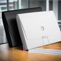 Porte-documents vertical mural extensible en polypropylène grande capacité format Lettre personnalisé pour dossiers professionnels