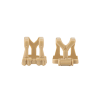 Jouets de construction militaires de la Seconde Guerre mondiale, mini-soldats allemands, sous-vêtements tactiques, gilet pare-balles