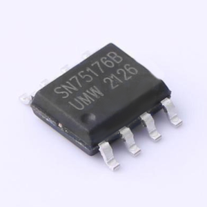 วงจรรวม SN75176BDR คุณภาพสูง อินเทอร์เฟซ IC RS-485/RS-422 SOIC-8 สำหรับเครือข่ายและอินเทอร์เฟซ - Product Image 1