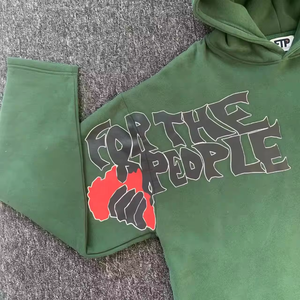 Sweats à capuche MSC avec impression hip-hop personnalisée, sweats à capuche respirants pour l'automne, fabrication de sweats à capuche 100% coton pour hommes - Product Image 3