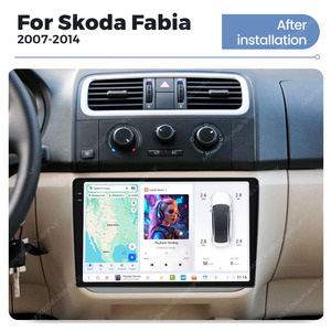 DUDUAUTO autoradio sistema intelligente lettore multimediale Stereo testa unità di navigazione GPS per Skoda <span class=keywords><strong>Fabia</strong></span> 2 2007 - <span class=keywords><strong>2014</strong></span> - Product Image 2