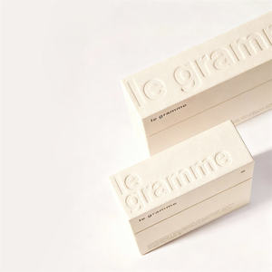 Op maat gemaakte logo recyclebare geprägte stevige kunstpapieren opvouwbare cadeauverpakking voor cosmetica en gezichtscrème verpakkingen - Product Image 3