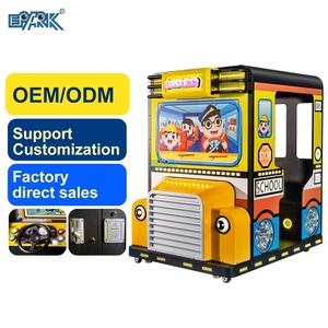 Parc d'attractions Machine de jeu à pièces Super <span class=keywords><strong>Bus</strong></span> Kiddie Ride Metal Plastic Kids Video Game - Product Image 1