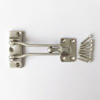 Loquet en laiton massif et alliage de zinc au design moderne, antivol, avec chaîne métallique durable, pour porte d'entrée, finitions multiples, installation facile