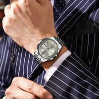 Montre de luxe pour homme POEDAGAR, montre classique à la mode pour homme, bracelet original étanche, montre-bracelet avec calendrier lumineux, cadeau 978