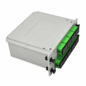1*8 1*16แยกแสง Sc/Upc Apc ไฟเบอร์ Plc แยกกล่องที่มีแทรกประเภทแยกเส้นใย - Product Image 3