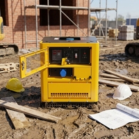 Dual Cylinder 10kw-18kw Luftgekühlter Diesel Silence Generator Set Box Typ mit Auto & Remote Start 50Hz & 60Hz Frequenz optionen