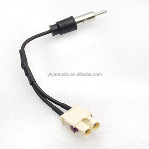 Radio kabel antena FM Universal untuk Volkswagen BMW BENZ FORD SKODA menginstal setelah pasar pemutar FM kabel konverter soket - Product Image 1