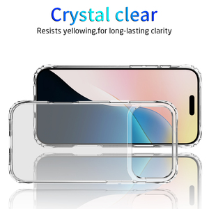 Funda Transparente para <span class=keywords><strong>iPhone</strong></span> 17 Pro Max, Nueva, Antigolpes, con Esquinas Reforzadas, TPU+PC 2 en 1, Funda Simple para Teléfono Móvil para <span class=keywords><strong>iPhone</strong></span> 17 Pro Max - Product Image 2