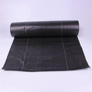 Toile de paillage anti-mauvaises herbes en géotextile tissé noir - Product Image 1